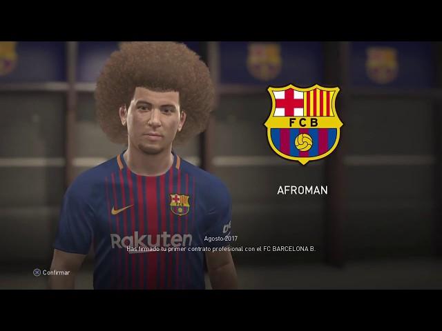 BECOME A LEGEND AFROMAN PES 2018 PS4 BY PES FANS FOREVER BLOG