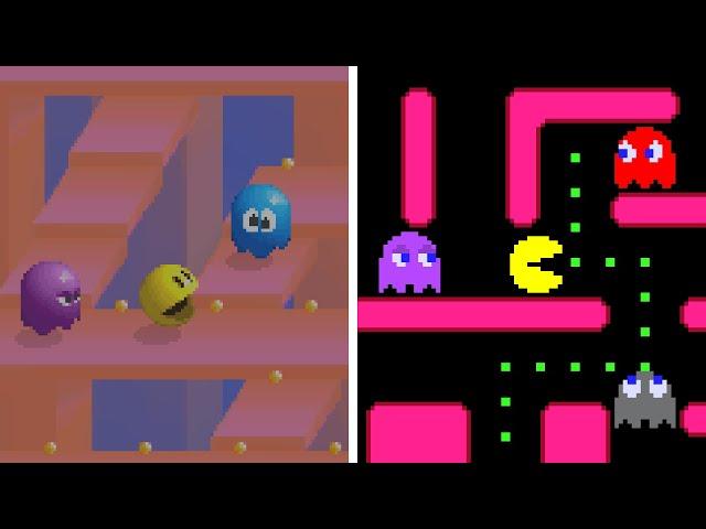 What if Pac-Mania looked like the original classics? | Pac-Man Scratched