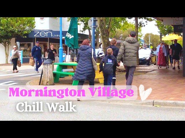 [4K] Mornington Village Walk I Walking Around Mornington Village Australia I Chill Walk Mornington