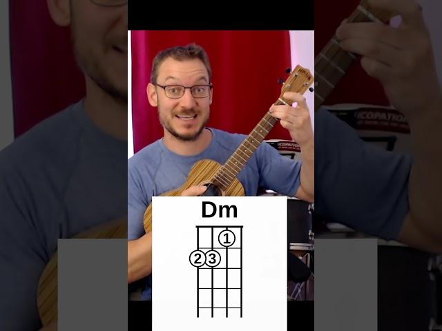 EASY Dm Ukulele Chord Tutorial! (D Minor)