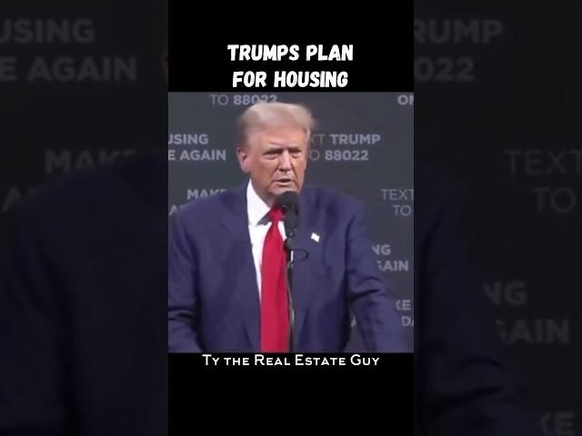 Trumps Plan to FIX the Housing Market Reduce Home Prices #trump