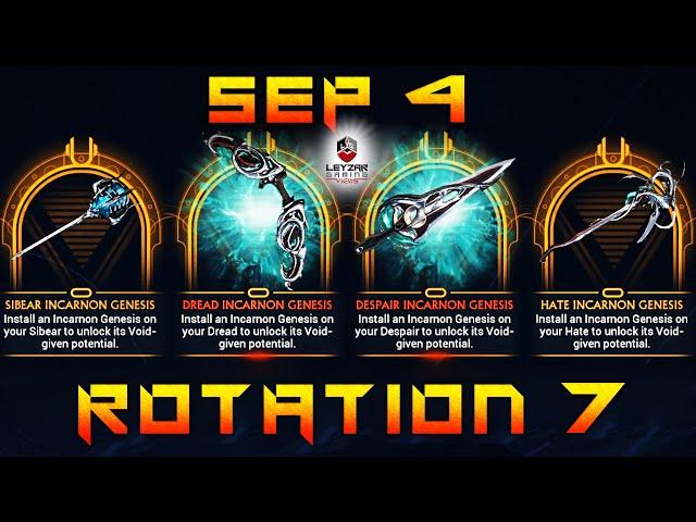 Circuit Rotation 7 (September 4th) - Top Incarnon Adapter Picks | Warframe Duviri