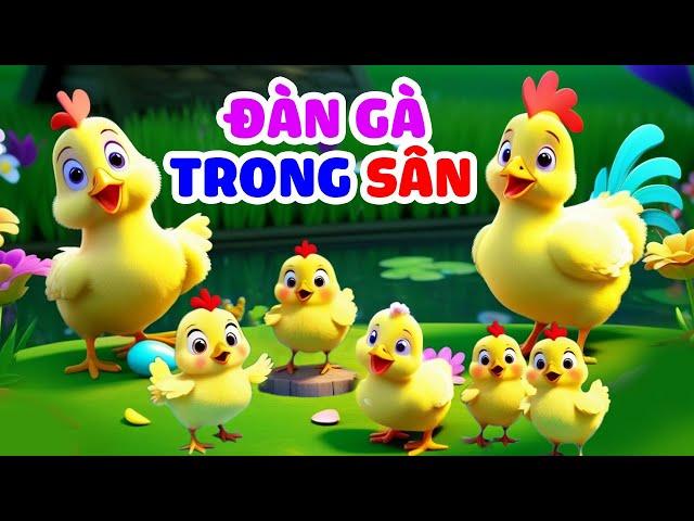 Đàn Gà Trong Sân - Hoạt Hình Đàn Gà Con Remix - Nhạc Thiếu Nhi Vui Nhộn Cho Bé Ăn Ngoan Cả Ngày