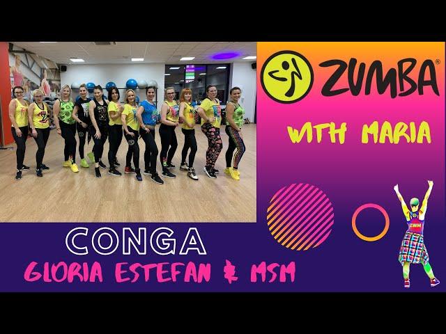 Gloria Estefan & MSM - CONGA - ZUMBA® - choreo by Maria - ️SALSA️