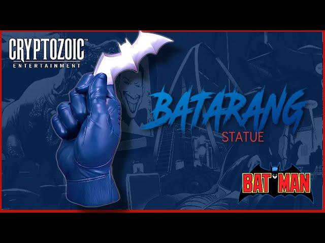 Cryptozoic Entertainment DC Batman Batarang Statue @TheReviewSpot