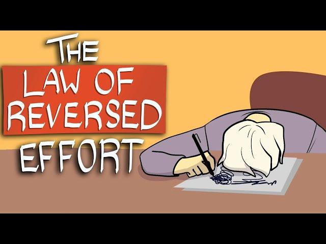 Why You Need To Stop Trying | The Law Of Reversed Effort