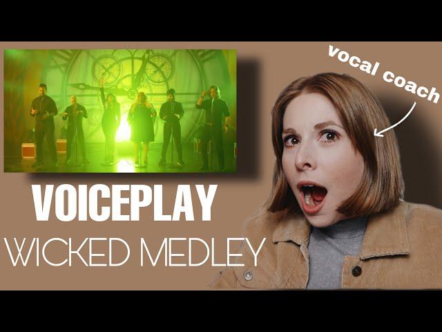 Danielle Marie sings reacts to Voiceplay-Wicked medley