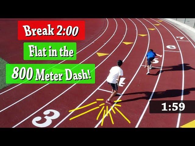 Track Workout: Breaking 2 Minutes in the 800M Race!