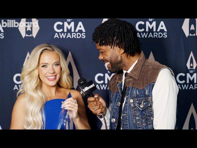 Megan Moroney On Winning Best New Artist & Best Advice From Kenny Chesney | CMA Awards 2024