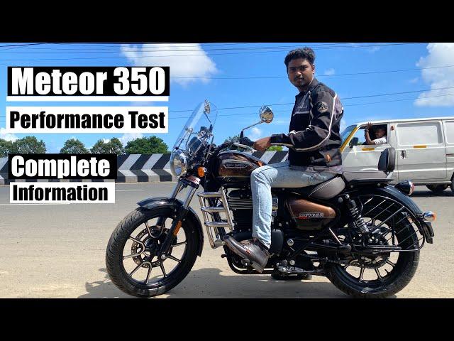 The New RE Meteor 350 Test Ride | Complete information in தமிழில் | Top Speed | B4Choose