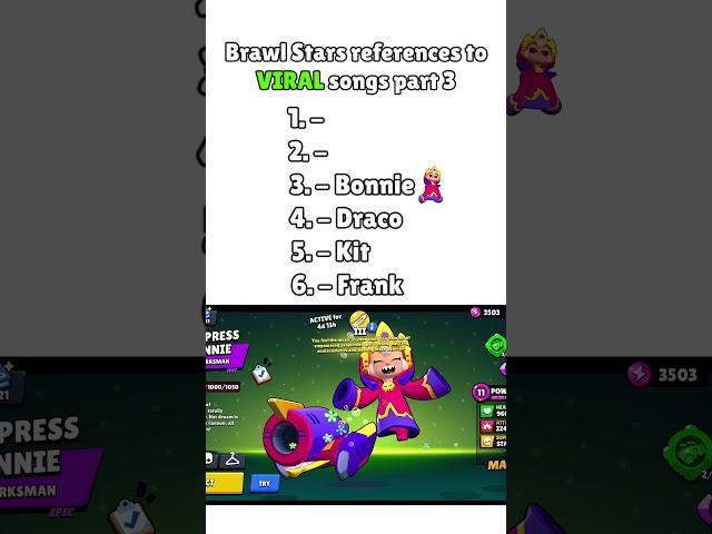 Brawl Stars references to VIRAL songs pt. 3|#brawlstars