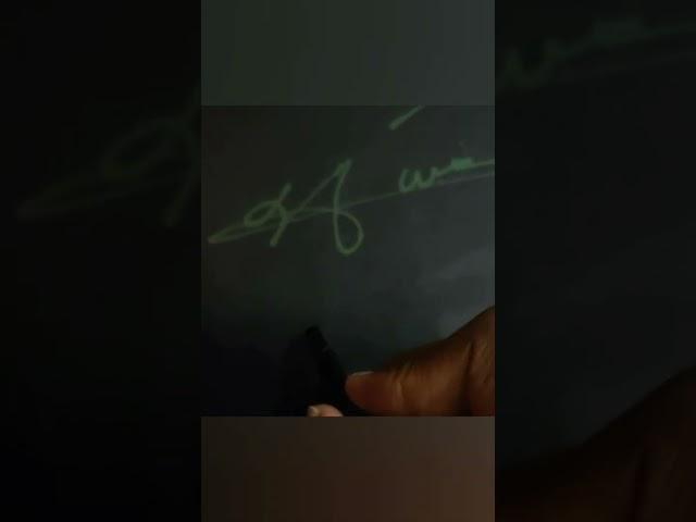 How to sign letter A 