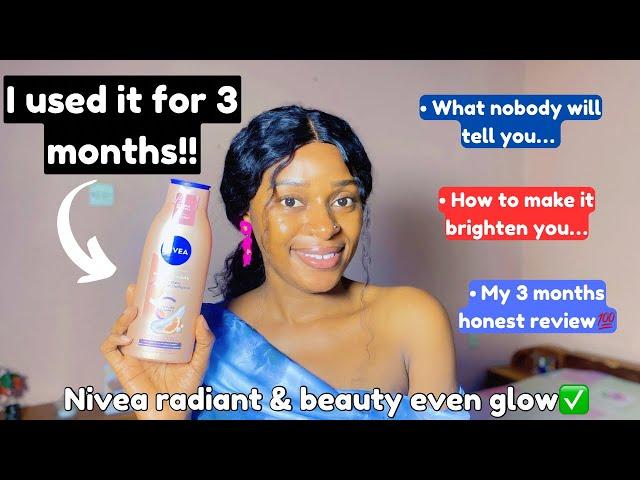 Nivea lotion for skin brighteningWhat no one will tell you about Nivea radiant and beauty even glow