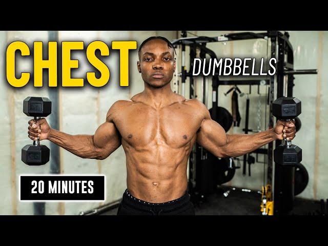 20 Minute Dumbbell Chest Workout | Build & Burn #1