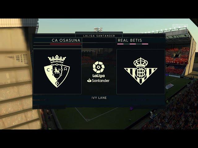 FIFA 21 | CA Osasuna vs Real Betis - Ivy Lane | Full Gameplay