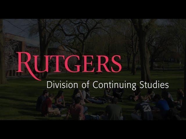 About Rutgers Division of Continuing Studies