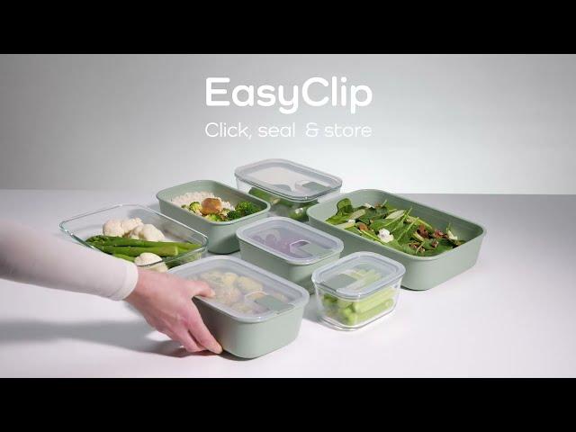 MEPAL Frischhaltedosen EASY CLIP aus Kunststoff oder Glas