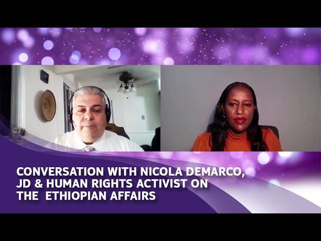 Primelogue | Conversation with Nicola DeMarco, JD & Human Rights Activist on the  Ethiopian Affairs