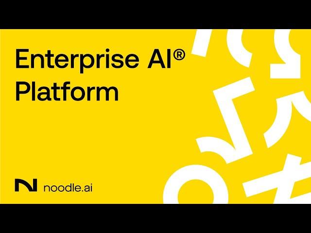 Ted Gaubert Discusses the Noodle.ai Platform