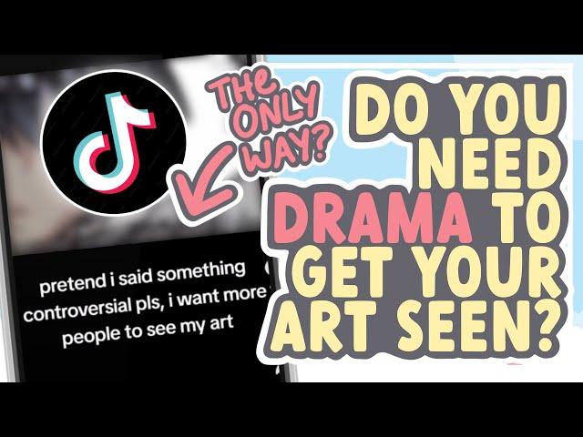 Do Artists Need DRAMA to Get Noticed Now? || SPEEDPAINT + COMMENTARY