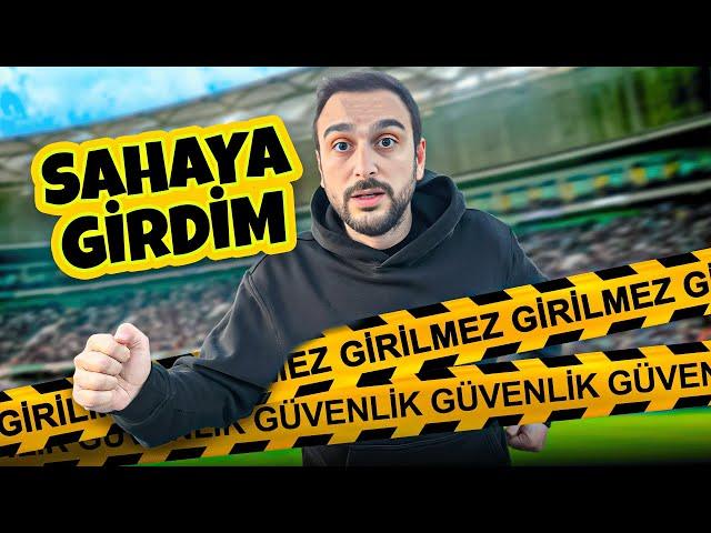 BURSASPOR MAÇINDA SAHAYA GİRDİM !  ( UNUTULMAZ MAÇ )