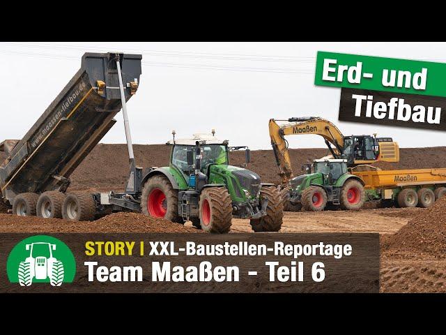 Maaßen Erd- und Tiefbau Teil 6 - Action auf der Baustelle (CAT 352F Bagger & neuer Speed-Dozer)