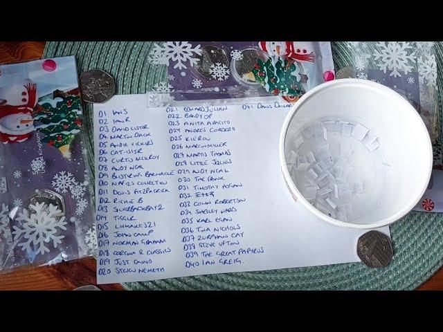 3 WINNERS CHRISTMAS COINS LAST DAN STANDING GAME