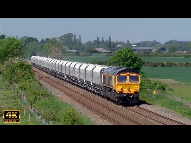 GBRf Class 66 UK Railfreight Variety in 2020/2021 (4K)