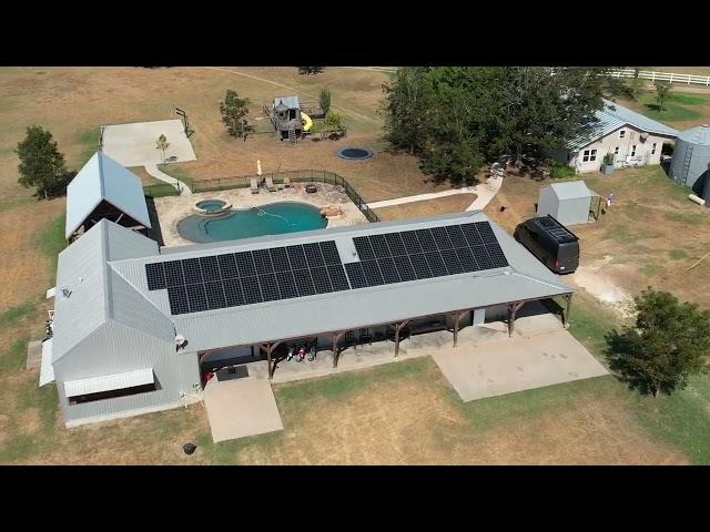 Solar Panels on Smithville, Texas Ranch House | Freedom Solar Power