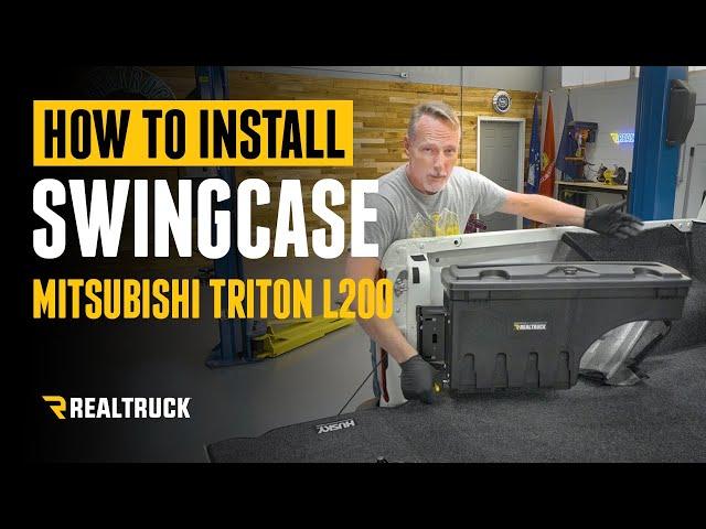 How to Install UnderCover Swing Case Truck Bed Toolbox on a Mitsubishi Triton L200