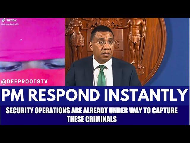 PM  Holness Respond to Mask man  seen in a viral video | Deep Roots tv | Jamaica News Channel