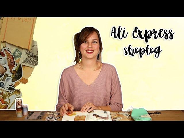 Ali Express Shoplog Stationery - Journal shoplog Nederlands 2018 | CreaChick
