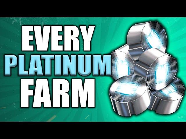 The ULTIMATE PLATINUM farming guide in Warframe 2024