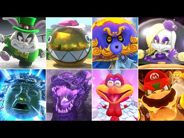 Super Mario Odyssey - All Bosses (No Damage)