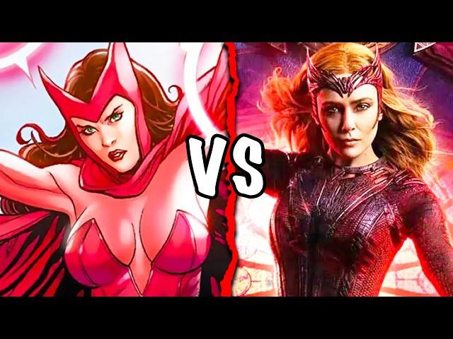 Every Difference Between SCARLET WITCH Comics & Movies Explained