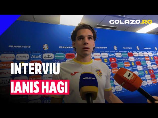 Interviu Ianis Hagi după Calificarea României  | GOLAZO.ro