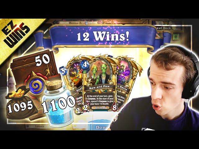 I WON the Heroic BrawlFULL Run - Hearthstone Thijs