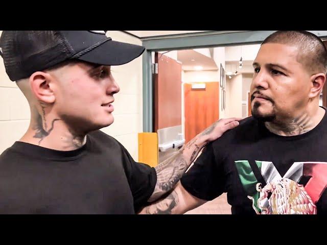 Sean Garcia AFTER KNOCKOUT LOSS ASKS Fernando Vargas for REMATCH & SQUASHES BEEF with son Amado