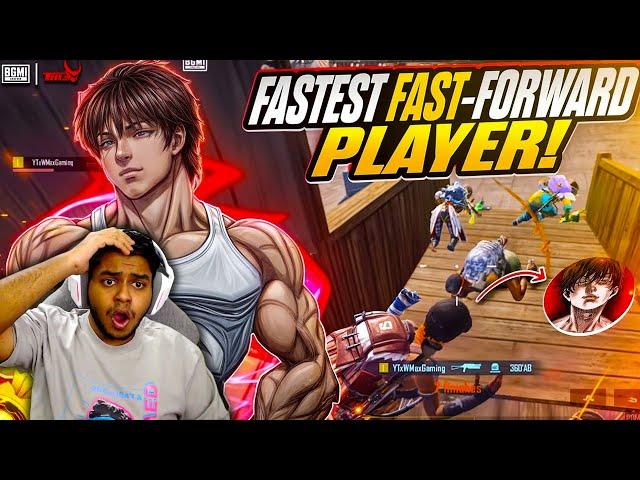 WORLD's FASTEST FAST- FORWARD PLAYER IS CHEATING ?? MAX GAMING BEST MOMENTS IN PUBG MOBILE