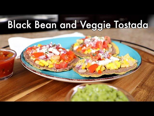 Urban SNAP-Ed Recipe: Black Bean & Veggie Tostada