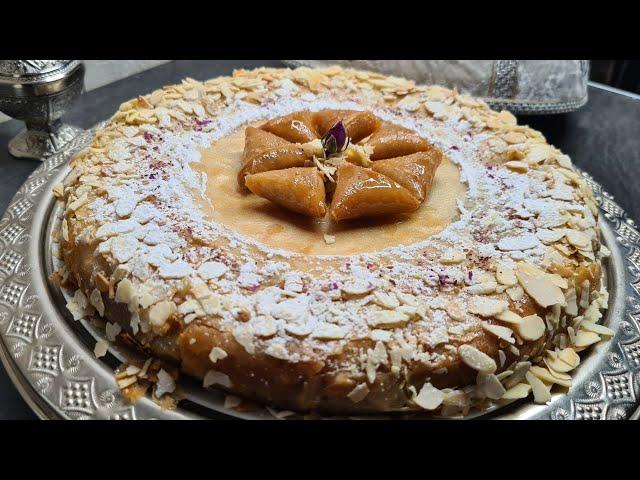 Pastilla Traditionnelle Marocaine au Poulet  بسطيلة الدجاج أكثر من رائعة خطوة بخطوة و ناجحة