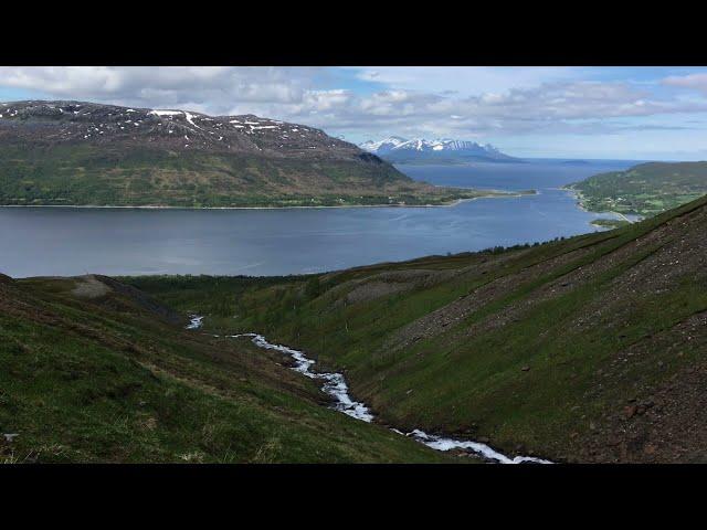 2017  Wanderung zum Fosselvfossen in Fylke Troms og Finnmark Norwegen