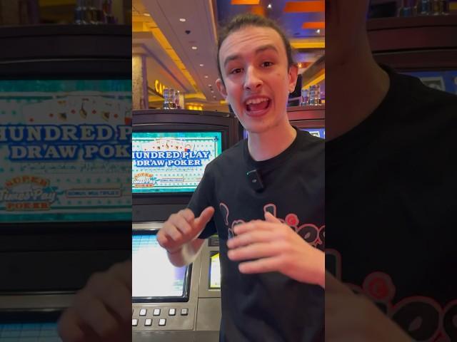 We Played 100 Hands Of Poker At Once #videopoker #casino #gambling