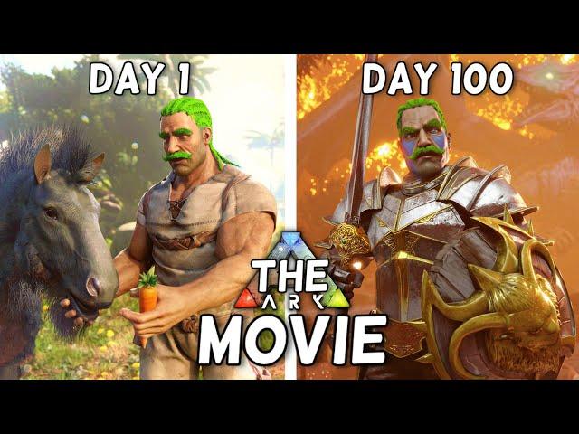 I Survived 100 Days on RAGNAROK in ARK Survival Evolved