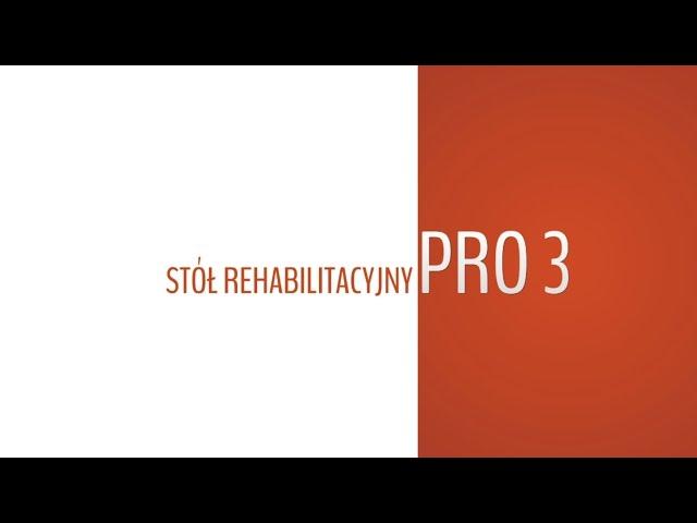 Stół rehabilitacyjny PRO 3 KINESIS ANDRZEJ BORUTA