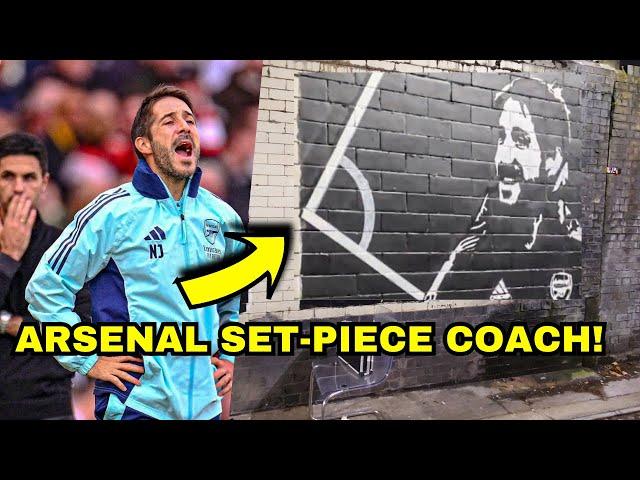 Arsenal Set Piece Coach Honored With A Mural in London