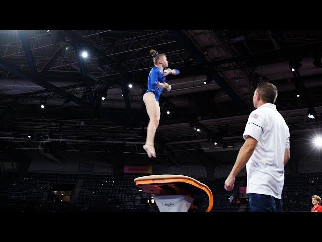 Jade Carey (USA) VT 2019 World Championships - Podium Training