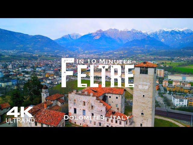 FELTRE 2024  Drone Aerial 4K | Dolomites Fèltre Veneto Italy Italia