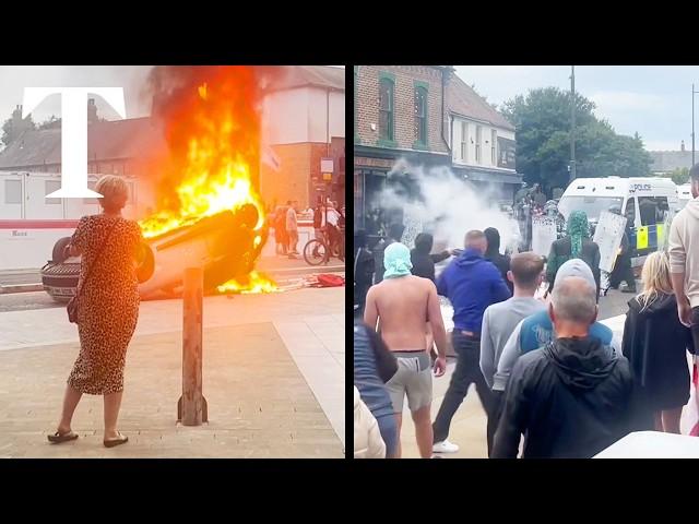 Sunderland riot targets mosque in major disturbance