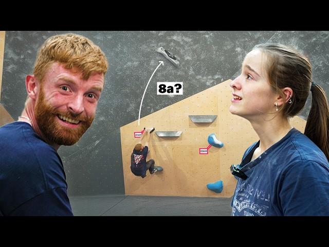 Parkour Pro vs Rock Climbers on Hardest Dyno in Bouldering Gym